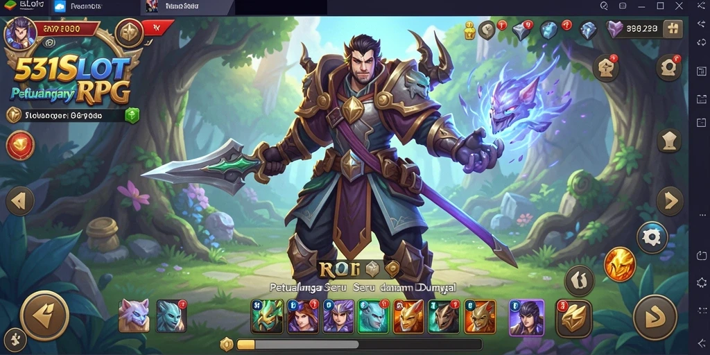 Tampilan gameplay RPG yang menarik dan interaktif di 531SLOT.