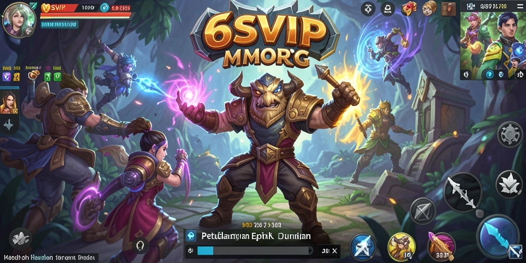 Tampilan gameplay menarik dalam 6SVIP yang memukau.